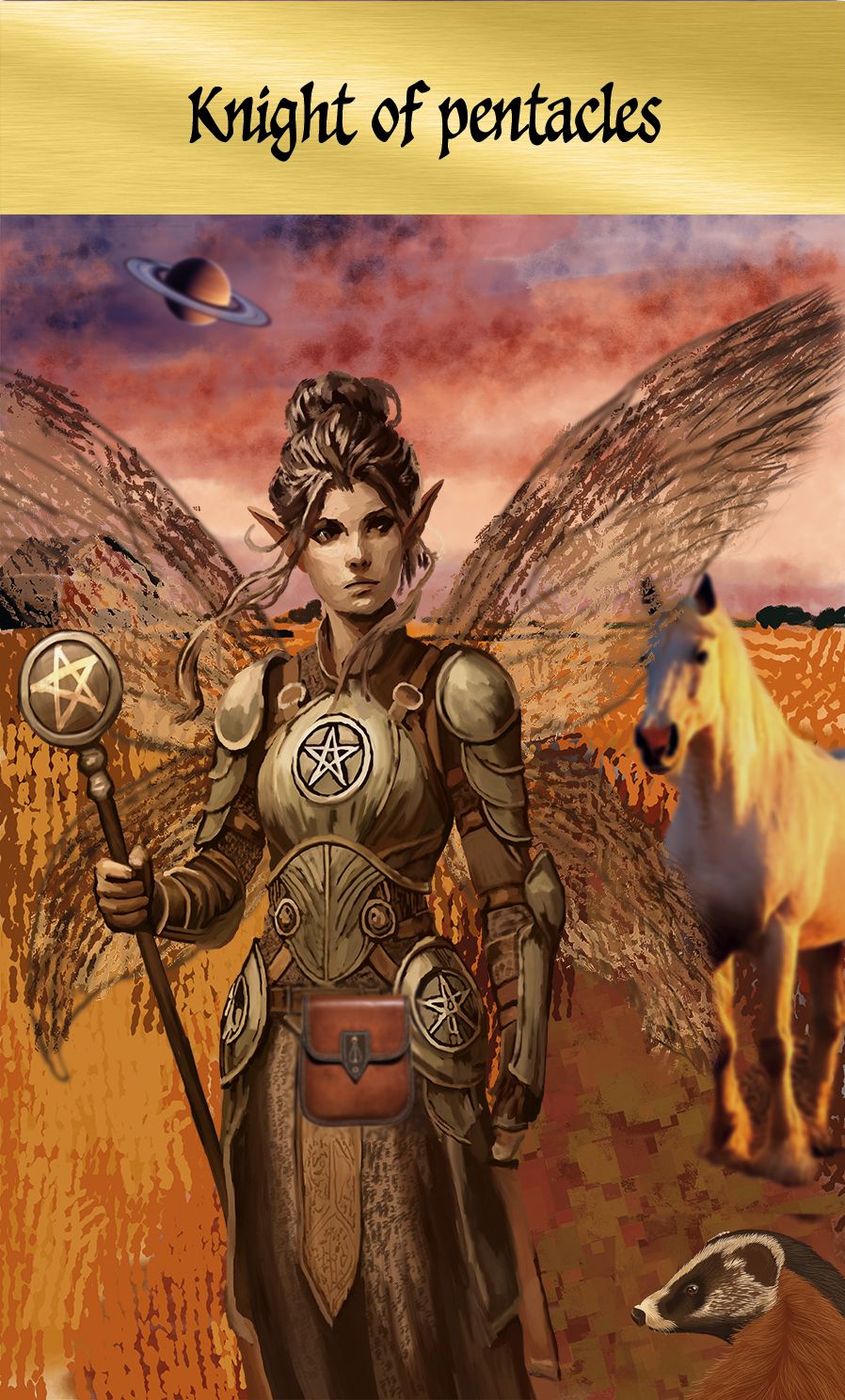 Knight of pentacles